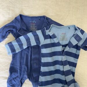 Set of Two Magnetic Me Footie Pajamas in Blue